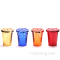 Tumbler di tazze fredde riutilizzabili opache con coperchio